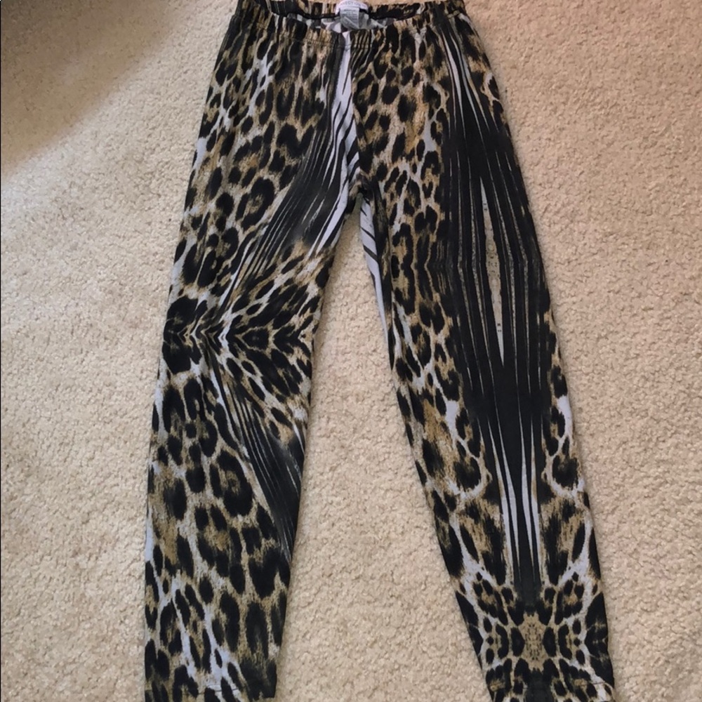 JUNIORS - Animal Print Pants - Size Large